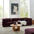 thumbnail image 2 of Jubilee 3-Piece Sectional Sofa in Mulberry, 2 of 10