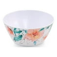 thumbnail image 2 of Gibson Everyday 115095.12 Elena Rose Round Melamine Dinnerware Set in White - 12 Piece, 2 of 5