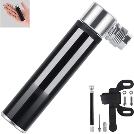 Pompe à Vélo Mini Portable Ezweiji - Valve US/FR, 80 PSI - Pour VTT, Route Et Ballons