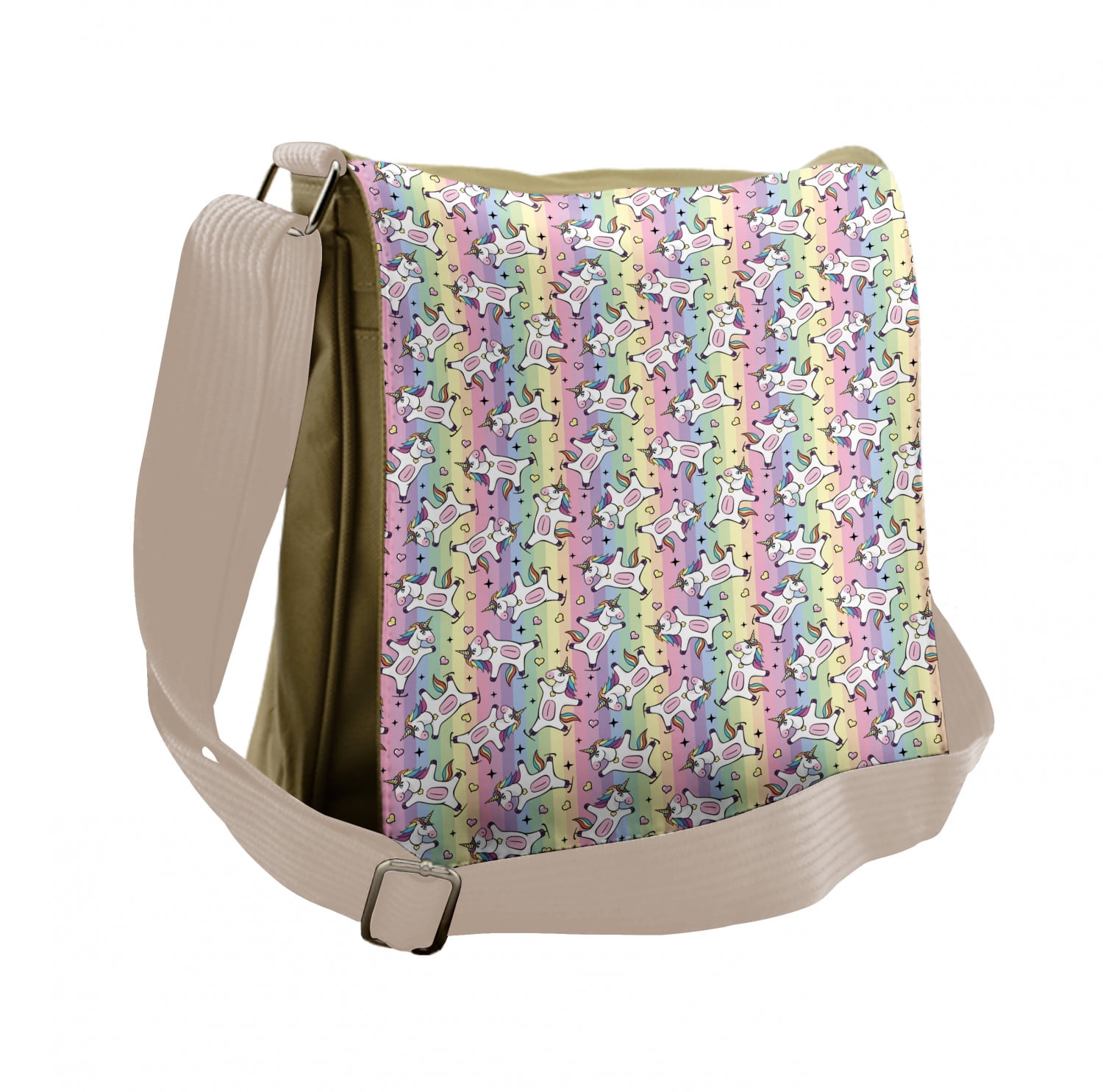 rainbow messenger bag