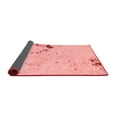 thumbnail image 2 of Ahgly Company Indoor Square Abstract Red Modern Area Rugs, 3' Square, 2 of 4