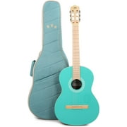 Cordoba Protg C1 Matiz Classical Guitar in Aqua with Color-Matching Recycled Nylon Gig Bag