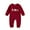 ZB-Red, variant on Baby Bodysuit Boy Long Sleeve Baby Boy Valentines Outfit Long Sleeve Letter Print Jumpsuit Romper Cute Spring Clothes Beige,0-3 Months