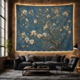 thumbnail image 6 of Floral Garden Sprawling with Branch Flowering Tree Likely, Mystical Fantasy for Space Lovers, Galaxy Room Decor, Mother'S Day Gift, Tapestry Wall Hanging for Bedroom and Dorm, 6 of 7