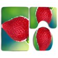 thumbnail image 1 of Juego de alfombras de baño ABPHQTO Fresa dulce de verano 3 piezas Cont-CHAPPLE-22554, 1 of 2