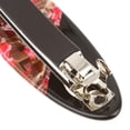 thumbnail image 4 of Acrílico De Moda Ovalada Pasador De cabellero Plano Pasador De Horquilla negro y rojo negro rojo, 4 of 8