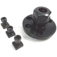 thumbnail image 3 of Assorts Table Rotative Inclinable 3 Pouces Pouces/80 mm avec Étui Rond, Adaptateur de Collet Er16, Queue et Mandrin avec Plaque Arrière + Boulons de Fixation en T - Outils d'Indexage de Fraisage (avec Mandrin Indépendant de 70 mm 4 Mâchoires), 3 of 4