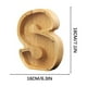thumbnail image 1 of Lata de ahorros de madera con letras en inglés, lata de ahorros de vidrio transparente, alcancía, 1 of 1
