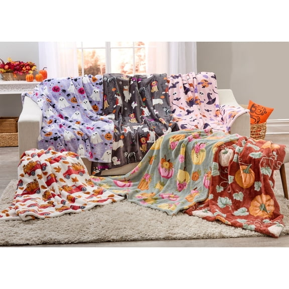 BrylaneHome Plush Oversized Throw Blanket