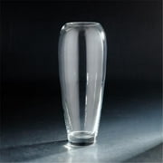 12 x 3 in. Glass Vase, Clear