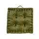 thumbnail image 1 of Cojín de tatami Matsuzay Puf cuadrado Almohada de apoyo Verde césped 42*42 cm, 1 of 6