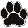 thumbnail image 2 of Black Paw Print Paper Cutout Student Badge - Bulletin Board Decor Shapes - 36 Pieces, 2 of 3