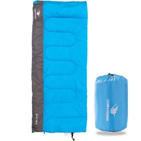 Arctic Lemmings Adult Envelope Sleeping Bag for Cold Weather Camping - Warm, Cozy & Suitable for Outdoor Use