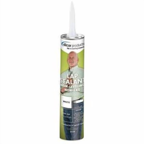Dicor Corp. Roof Sealant 501LSW-1 Self-Leveling Paste; White; 10.3 Ounce Tube; Single; With Retail Packaging