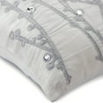 thumbnail image 3 of Cushion Covers, White Pillow Cases, Contemporary Floral Pillows Cover, 12x12 inch (30x30 cm) Pillow Covers, Art Silk Square Cushion Covers, Willow Design Pillows - Crystal Willow, 3 of 5