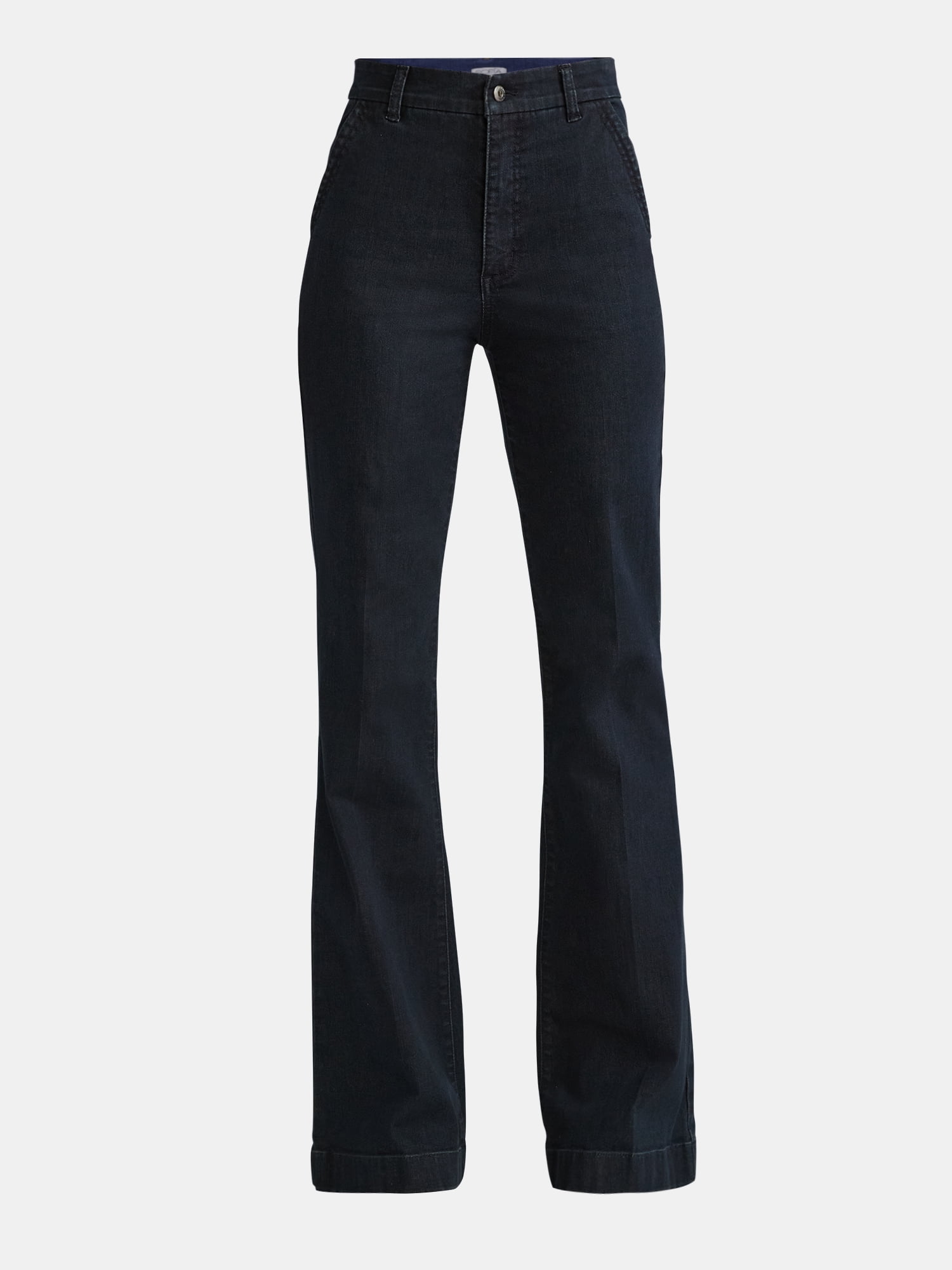 Sofia by Sofia Vergara Women's and Women's Plus Trouser Flare High Rise Jeans, 30.5", 32.5" and 34.5" Inseam, Sizes 0-28W