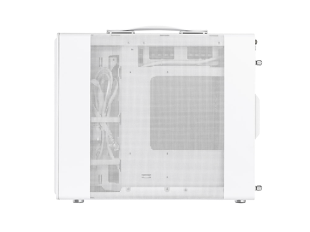 Bluegears b-Pellucid Mini White Gaming MicroATX Case with USB C and Tempered Glass side window.