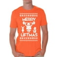 thumbnail image 1 of Awkward Styles Merry Liftmas Shirt Christmas Tshirts for Men Funny Santa Shirt Gym Workout T Shirt Christmas Holiday Top Merry Liftmas Santa Shirts Ugly Christmas Party T-shirt Men's Holiday Tee, 1 of 4