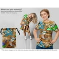 thumbnail image 6 of oneOone Cotton Poplin Dark Mustard Fabric Ocean Life Craft Projects Decor Fabric Printed By The Yard 42 Inch Wide, 6 of 6