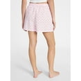 thumbnail image 3 of No Boundaries Sleepwear Cotton Boxer Shorts, 3'' Inseam, Women's XS-XXL, 3 of 6