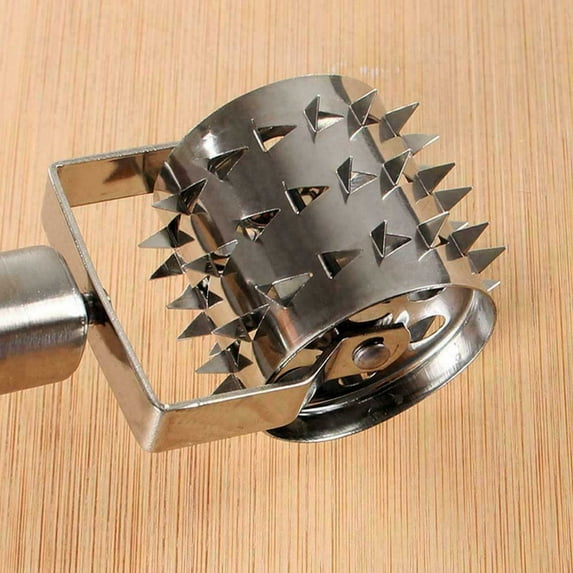 SIGuang Mini Stainless Steel Rolling Meat Tenderizer Rolling Hammer for Steak Chicken Pork Beef Kitchen Cooking Tool