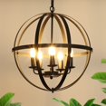 thumbnail image 1 of Luminaria colgante DLLT Industrial 5 Light Gold, 1 of 7