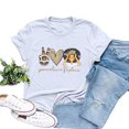 thumbnail image 1 of Pntutb - Camiseta de manga corta con estampado de moda para mujer, blusa informal, tops con estampado Pntutb Pntutb-4235, 1 of 3