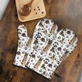 thumbnail image 5 of Cute Oven Mitts,German Shepherd Dog and Footprint Oven Mitt 2-Pack Set,Kitchen Gloves for Oven,Heat Resistant Oven Mitts 7.7"x12", 5 of 7
