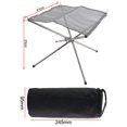 thumbnail image 2 of MYG Disassemble Heating Mesh Stainless Steel Outdoor Camping Campfire Fire Rack, 2 of 10