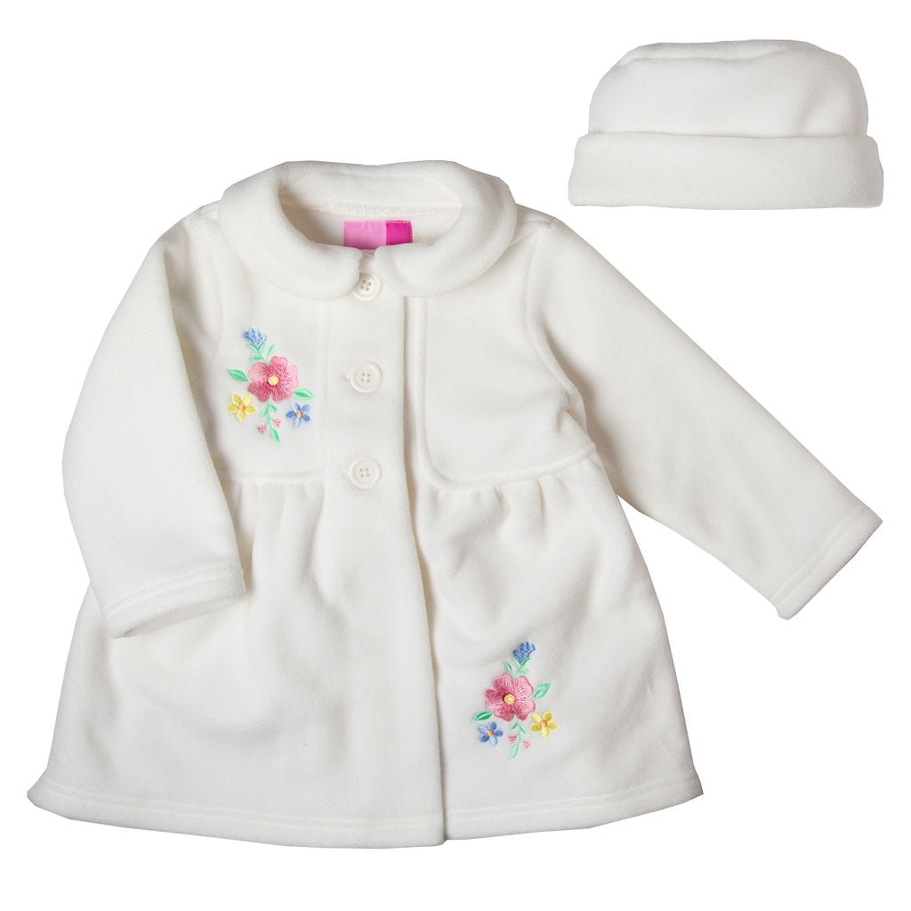 baby girl matching coat and hat
