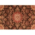 thumbnail image 1 of Ahgly Company Indoor Rectangle Medallion Orange Traditional Area Rugs, 6' x 9', 1 of 1