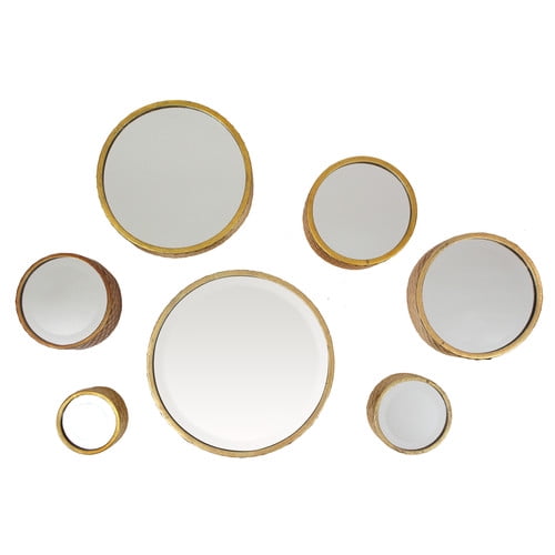 Aspire Home Accents Margate Gold Accent Mirrors (Set of 7)