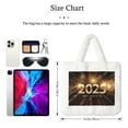 thumbnail image 3 of Cauagu Happy New Year 2025 Pattern Women's Plush Tote Bag,Soft Underarm Bag Ladies Fluffy Shoulder Bag Plush Handbag Women Furry Tote Bag for Autumn and Winter, 3 of 7