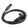 thumbnail image 2 of Cable de micrófono XLR ANGGREK 2 Piezas Hembra a Macho 90 Grados, 2 of 7