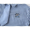 thumbnail image 4 of Emy Dola Toddler Boy Button Down T-Shirts Summer Short Sleeve School-Themed Plaid Dress Tops with Tie，2-8 Years, 4 of 10