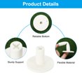 thumbnail image 3 of Uxcell 1.5 Inch Rubber Golf Tee, 6 Pack Tall Training Driving Range Tee Stable Ball Holder, White, 3 of 5