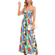 thumbnail image 1 of Vestido de Verano 2025 para Mujer, con Estampado Floral, Lazo Frontal, Tirantes Finos, Informal, Bohemio, para Playa, Fluido, Color L, 1 of 6