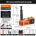 thumbnail image 2 of 12V 5Ton Electric Car Hydraulic Jack With Tire Inflator Pump And LED Flashlight 3 In 1 Lift Jacks With Safe Hammer Tools For Car ,Robust Construction, 2 of 5