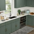 thumbnail image 2 of 33 in. Undermount Single Bowl 18 Gauge Gunmetal Black Stainless Steel Kitchen Sink with Black Drain, 2 of 9