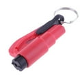 thumbnail image 1 of Car Window Breaker Three in One Multifunctional Mini Vehicle Emergency Window Glass Safety Hammer Red, 1 of 12