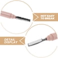 thumbnail image 3 of WASHWEPE 4Ud Peine De Metal Rosa Para Y Pestañas Con Protector Portátil Para Maquillaje Diario, 3 of 8