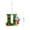 U, variant on 2026 Christmas Home Party Decoration A To Z 26 Letters Christmas Tree Hanging Ornament 2D Flat Acrylic Decorative Pendant With Festive Character For Joyful Holiday Embellishment