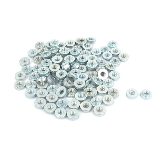 M3 Zinc Plated Self Clinching Rivet Nut Fastener 100pcs for 2mm Thin Plates