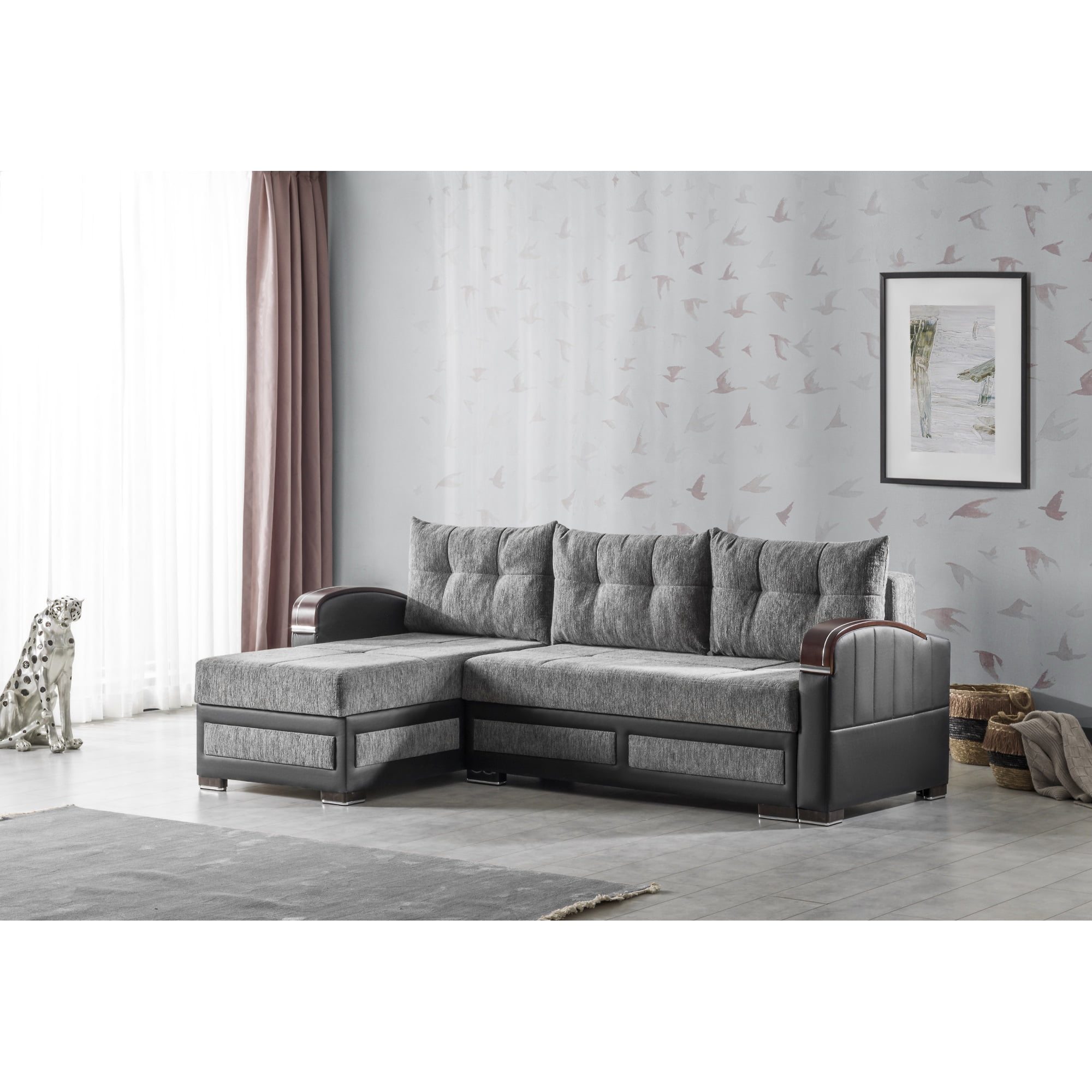 MAYA SECTIONAL GRAY