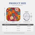 thumbnail image 4 of Multi-Size 2pce Car Front Glass Visor Collapsible Sunscreen No Odor Comfortable For Most Cars Suv Trucks Colorful Floral Pattern Groovy Flowers (2), 4 of 7