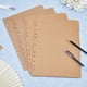 thumbnail image 3 of 20 hojas separadoras de 5 pestañas A4 Kraft perforadas en blanco, separadores de índice de papel Burlywood, separadores de índice de 11 agujeros, tarjeta de pestañas de página de índice, 3 of 7
