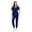 Blue, variant on Joggers Six Pockets Women Wrinkle Free Scrub Sets