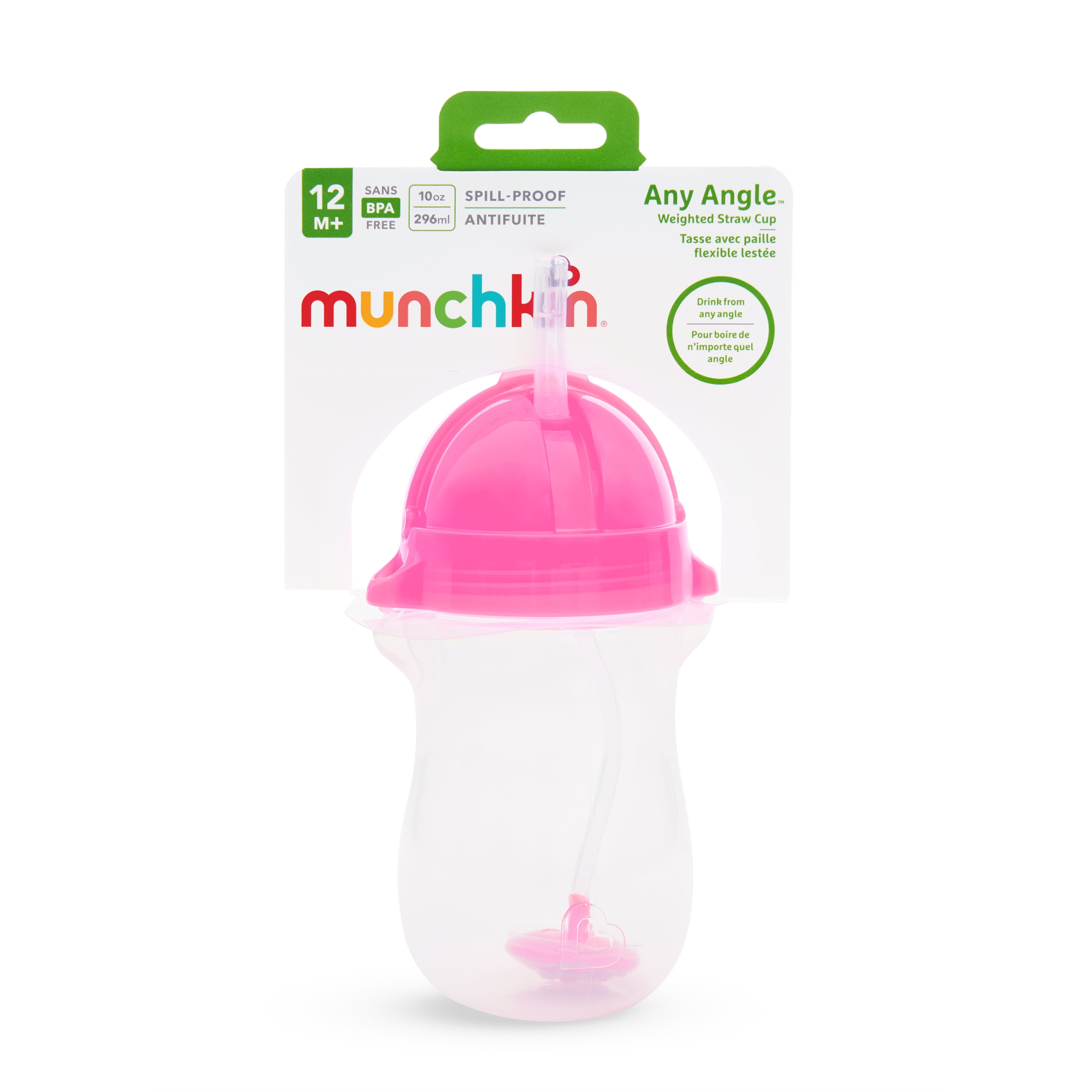 NEW Munchkin Any Angle Weighted Straw Cup 7oz – Me 'n Mommy To Be