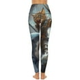 thumbnail image 3 of Cat Warrior Vs Shark Pants Leggings for Fitness Fitness Woman Leginsy Push Up Womens Leggings, 3 of 6