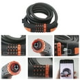 Bike Five Combination Lock Mountain Bike Anti Fixed Thick Steel Cable